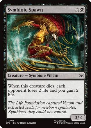 Symbiote Spawn (SPE, MAR-011) - Marvel's Spider-Man: Eternal-Legal Foil | Grognard Games