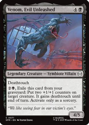 Venom, Evil Unleashed (SPM-071) - Marvel's Spider-Man | Grognard Games