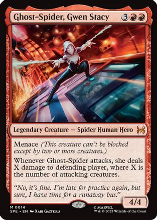 Ghost-Spider, Gwen Stacy (SPE, MAR-014) - Marvel's Spider-Man: Eternal-Legal Foil | Grognard Games