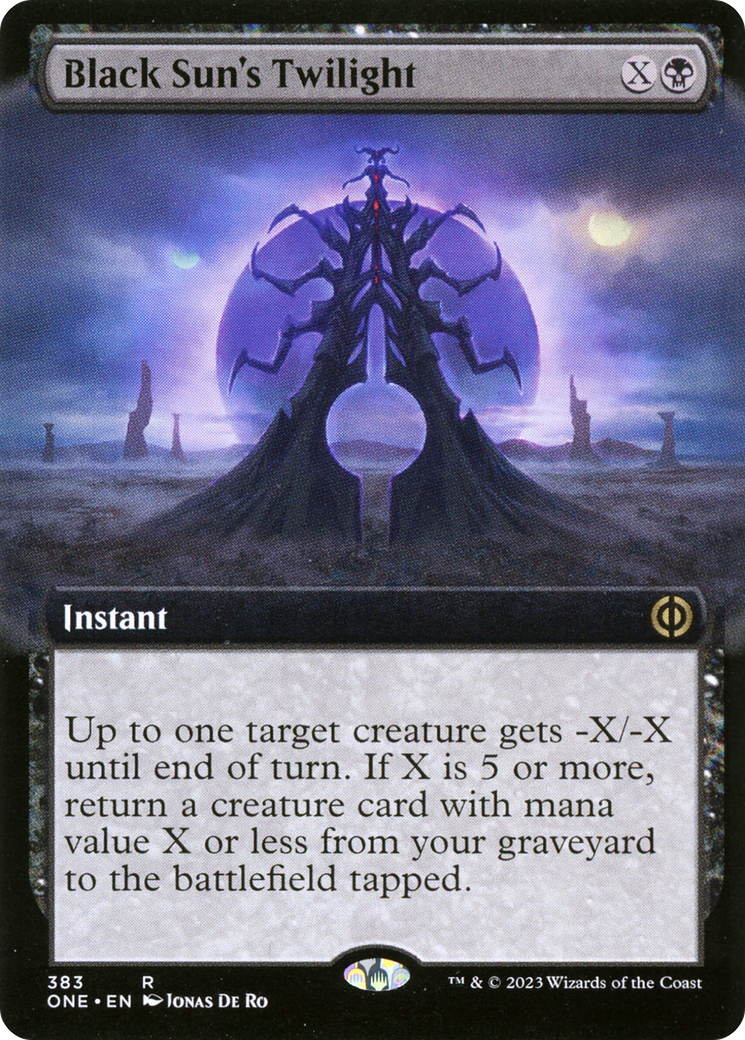 Black Sun's Twilight (Extended Art) [Phyrexia: All Will Be One] | Grognard Games