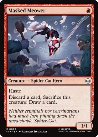 Masked Meower (SPM-082) - Marvel's Spider-Man Foil | Grognard Games