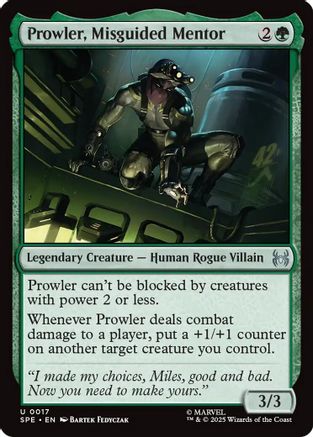 Prowler, Misguided Mentor (SPM-017) - Marvel's Spider-Man | Grognard Games