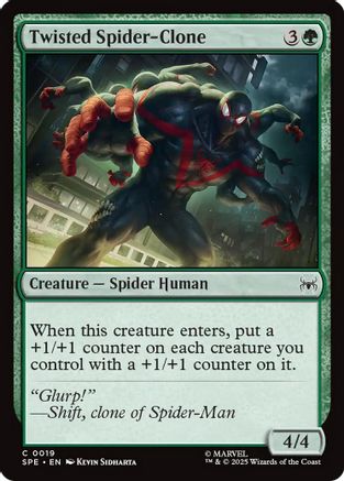 Twisted Spider-Clone (SPE, MAR-019) - Marvel's Spider-Man: Eternal-Legal Foil | Grognard Games