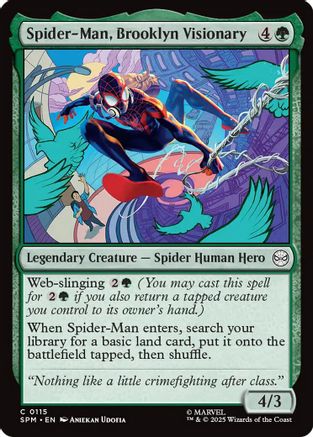 Spider-Man, Brooklyn Visionary (SPM-115) - Marvel's Spider-Man Foil | Grognard Games