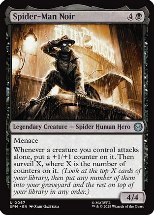 Spider-Man Noir (SPM-067) - Marvel's Spider-Man | Grognard Games