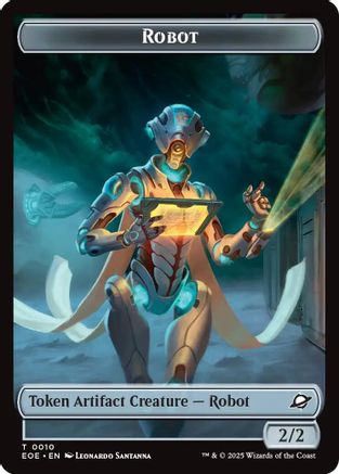 Robot // Drone Double-Sided Token (EOE-10 // 3) - Edge of Eternities Foil | Grognard Games