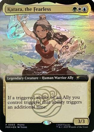 Katara, the Fearless (Extended Art) (MEDIA-003) - Media Promos Foil | Grognard Games