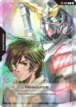 Resource (RP-005) (Mobile Suit Gundam Unicorn) - Promotional Resource Tokens (RP-005) Holofoil | Grognard Games