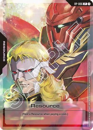 Resource (RP-006) (Mobile Suit Gundam Unicorn) - Promotional Resource Tokens (RP-006) Holofoil | Grognard Games