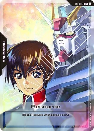 Resource (RP-007) (Mobile Suit Gundam SEED) - Promotional Resource Tokens (RP-007) Holofoil