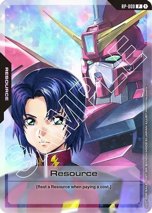 Resource (RP-008) (Mobile Suit Gundam SEED) - Promotional Resource Tokens (RP-008) Holofoil | Grognard Games