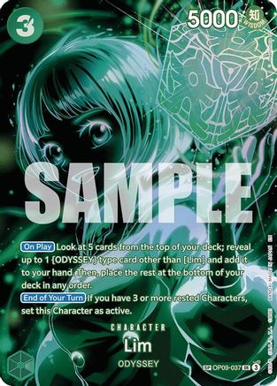 Lim (SP) (OP09-037) - Legacy of the Master Foil | Grognard Games