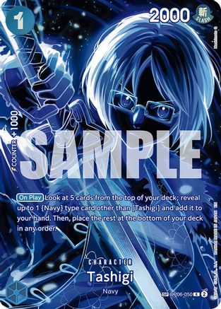 Tashigi (SP) (OP06-050) - Legacy of the Master Foil | Grognard Games
