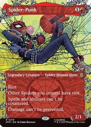 Spider-Punk (0210) (Borderless) (SPM-210) - Marvel's Spider-Man | Grognard Games