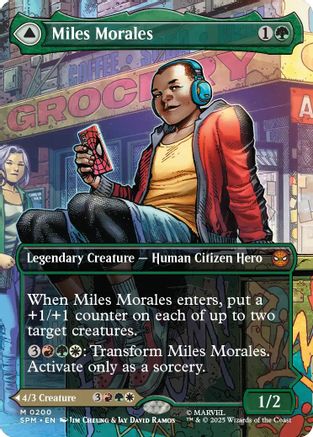 Miles Morales (0200) (Borderless) (SPM-200) - Marvel's Spider-Man | Grognard Games