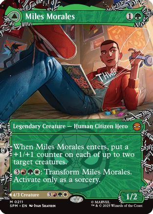 Miles Morales (0211) (Borderless) (SPM-211) - Marvel's Spider-Man | Grognard Games