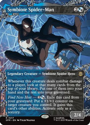 Symbiote Spider-Man (Borderless) (SPM-217) - Marvel's Spider-Man Foil | Grognard Games