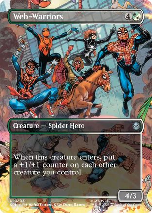 Web-Warriors (Borderless) (SPM-203) - Marvel's Spider-Man Foil | Grognard Games