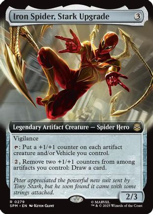 Iron Spider, Stark Upgrade (Extended Art) (SPM-279) - Marvel's Spider-Man | Grognard Games