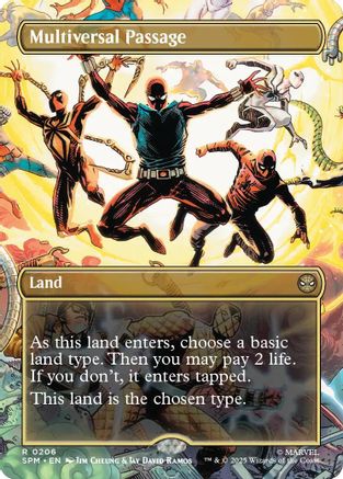 Multiversal Passage (Borderless) (SPM-206) - Marvel's Spider-Man | Grognard Games