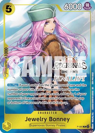 Jewelry Bonney (Offline Regional Finalist Card Set 2025 Vol.2) (P-085) - One Piece Promotion Cards Foil | Grognard Games