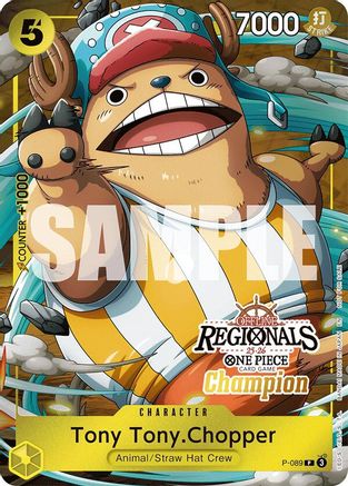 Tony Tony.Chopper (Offline Regional Champion Card Set 2025 Vol.2) (P-089) - One Piece Promotion Cards Foil | Grognard Games