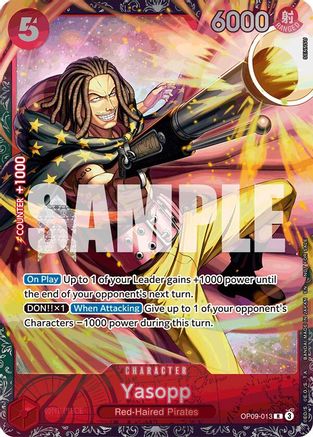 Yasopp (Championship 25-26 Offline Regionals Season 2) (OP09-013) - One Piece Promotion Cards Foil | Grognard Games