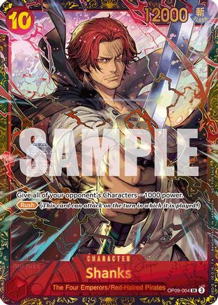 Shanks (Championship 25-26 Offline Regionals Season 2) (OP09-004) - One Piece Promotion Cards Foil | Grognard Games