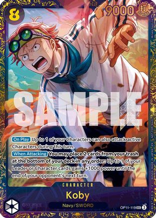 Koby (Treasure Cup August 2025) (OP11-119) - One Piece Promotion Cards Foil | Grognard Games