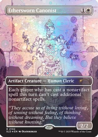 Ethersworn Canonist (Galaxy Foil) (SLD-2102) - Secret Lair Drop Series Foil | Grognard Games
