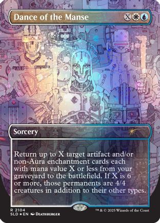 Dance of the Manse (Galaxy Foil) (SLD-2104) - Secret Lair Drop Series Foil | Grognard Games