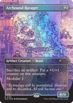 Arcbound Ravager (2105) (Galaxy Foil) (SLD-2105) - Secret Lair Drop Series Foil | Grognard Games