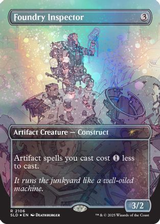 Foundry Inspector (Galaxy Foil) (SLD-2106) - Secret Lair Drop Series Foil | Grognard Games