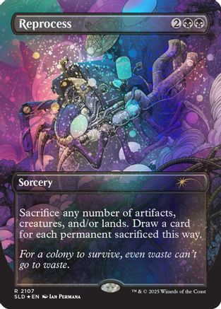 Reprocess (Galaxy Foil) (SLD-2107) - Secret Lair Drop Series Foil | Grognard Games