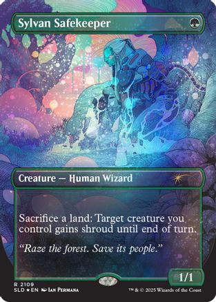 Sylvan Safekeeper (Galaxy Foil) (SLD-2109) - Secret Lair Drop Series Foil | Grognard Games