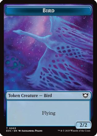 Bird // Pest Double-Sided Token (EOC-3 // 9) - Commander: Edge of Eternities Foil | Grognard Games