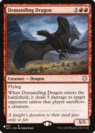 Demanding Dragon (LIST-120) - The List Reprints | Grognard Games