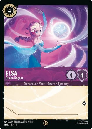 Elsa - Queen Regent (16/P2) - Disney Lorcana Promo Cards | Grognard Games