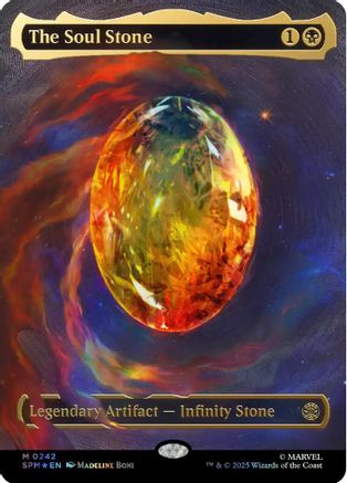 The Soul Stone (Cosmic Foil) (SPM-242) - Marvel's Spider-Man Foil | Grognard Games