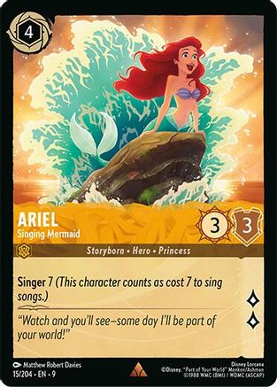 Ariel - Singing Mermaid (15/204) - Fabled | Grognard Games