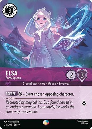 Elsa - Snow Queen (Epic) (210/204) - Fabled Holofoil | Grognard Games
