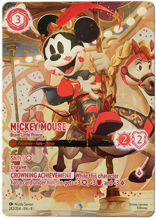 Mickey Mouse - Brave Little Prince (Iconic) (242/204) - Fabled Holofoil | Grognard Games