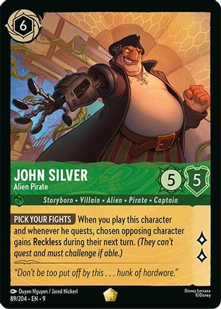 John Silver - Alien Pirate (89/204) - Fabled | Grognard Games