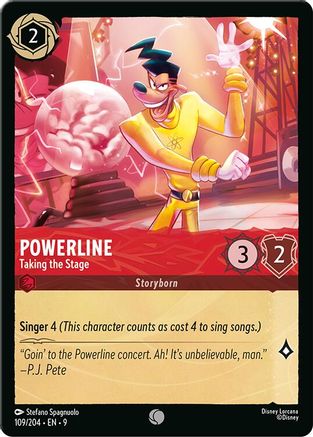Powerline - Taking the Stage (109/204) - Fabled Cold Foil | Grognard Games