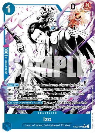 Izo (Parallel) (ST22-002) - Starter Deck 22: Ace & Newgate Foil | Grognard Games