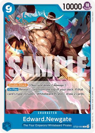 Edward.Newgate (ST22-003) - Starter Deck 22: Ace & Newgate | Grognard Games