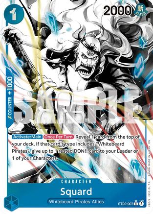 Squard (Parallel) (ST22-007) - Starter Deck 22: Ace & Newgate Foil | Grognard Games
