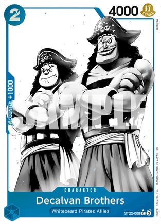 Decalvan Brothers (Parallel) (ST22-008) - Starter Deck 22: Ace & Newgate Foil | Grognard Games