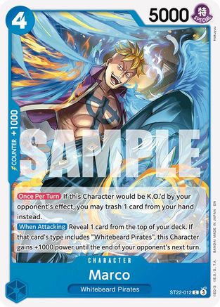 Marco (ST22-012) - Starter Deck 22: Ace & Newgate | Grognard Games