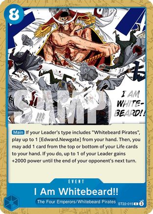 I Am Whitebeard!! (ST22-015) - Starter Deck 22: Ace & Newgate | Grognard Games